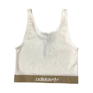 Adidas $42 Logo Rib Brami Tank Top XL NWT